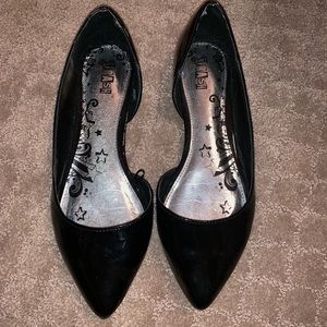 NWOT Patent Black Flats